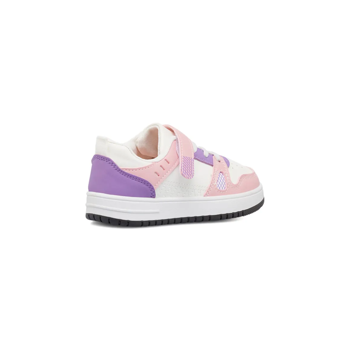 Sneakers bianche da bambina Le Scarpe di Alice con dettagli rosa e lilla