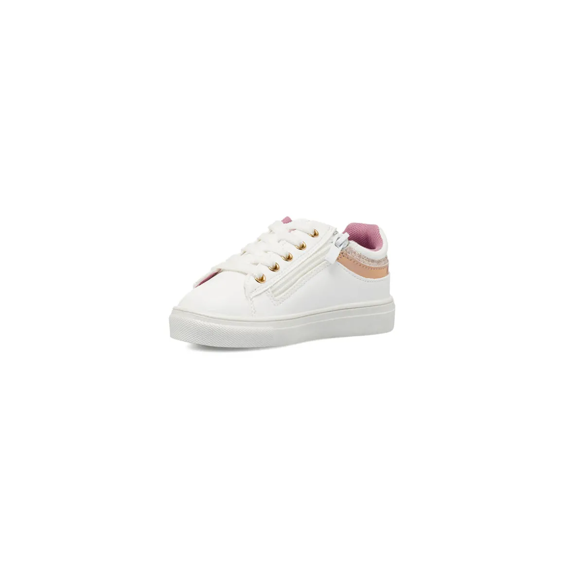 Sneakers bianche da Bambina con dettagli rosa Dieci Baci