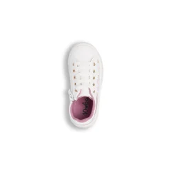 Sneakers bianche da Bambina con dettagli rosa Dieci Baci