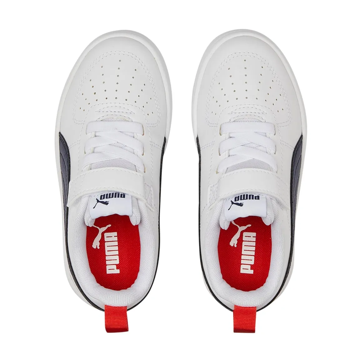 Sneakers bianche da Bambina e Bambino con chiusura a strappo Puma Rickie