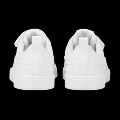 Sneakers bianche da bambina con velcro e lacci Puma Rickie AC+ PS