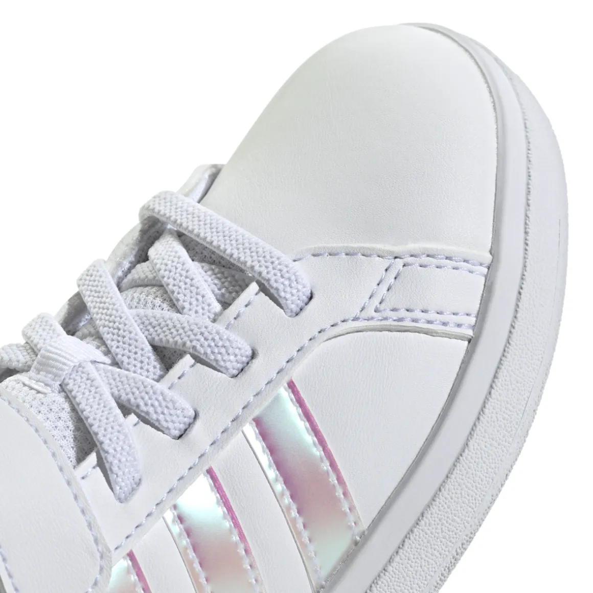 Sneakers bianche da Bambina con dettagli iridescenti GRAND COURT 2.0 adidas