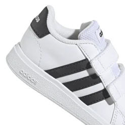 Sneakers bianche da Bambino adidas Grand Court 2.0 con strappo