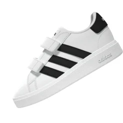 Sneakers bianche da Bambino adidas Grand Court 2.0 con strappo
