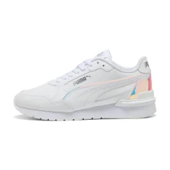 Sneakers bianche da Donna con inserto iridescente Puma ST Runner v4 Holo Jr