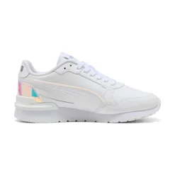 Sneakers bianche da Donna con inserto iridescente Puma ST Runner v4 Holo Jr