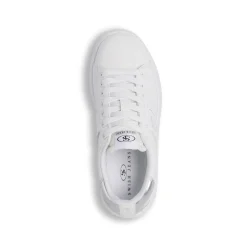 Sneakers bianche da Donna con dettagli argento Swish Jeans