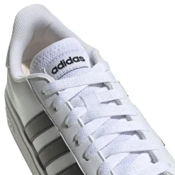 Sneakers bianche da donna con strisce a contrasto adidas Grand Court Base 2.0