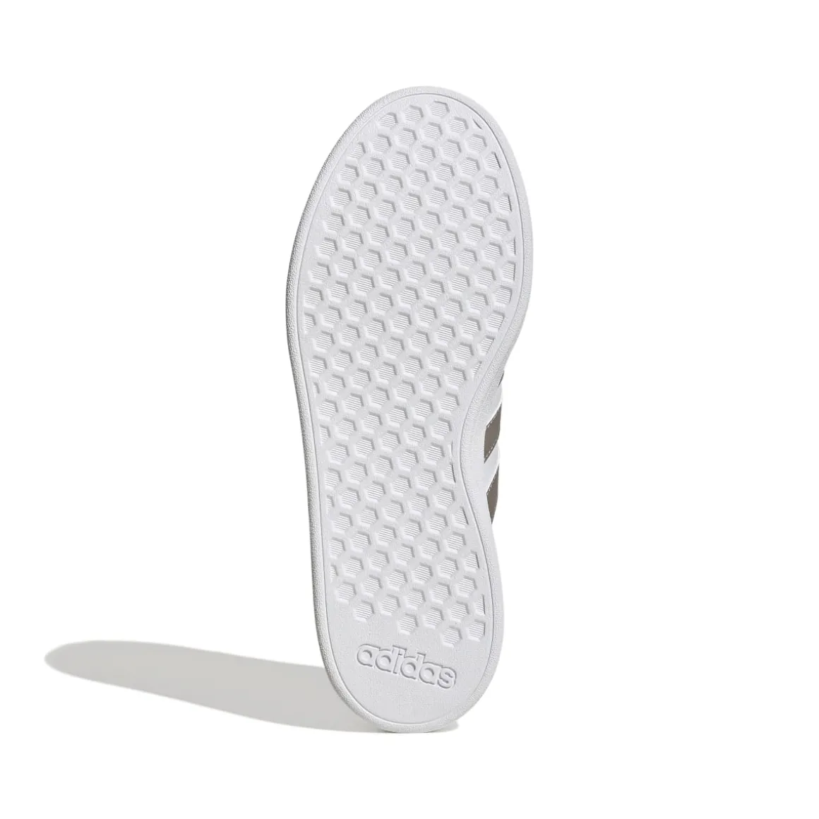 Sneakers bianche da donna con strisce a contrasto adidas Grand Court Base 2.0