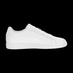 Sneakers bianche da donna con logo oro Puma Smash 3.0 L