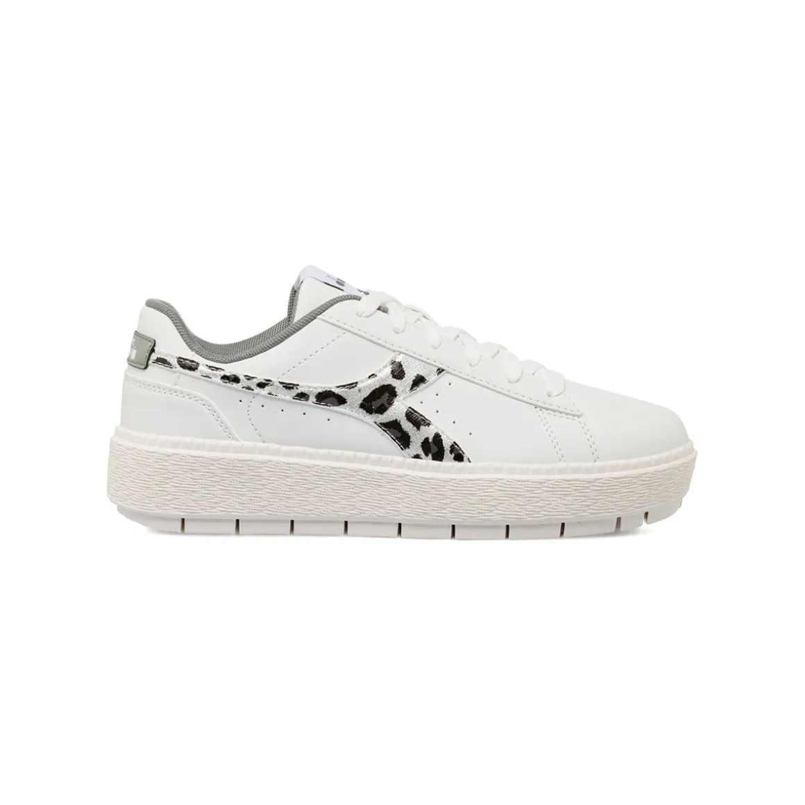 Sneakers bianche da Donna con stampa animalier Diadora JACE JUNGLE