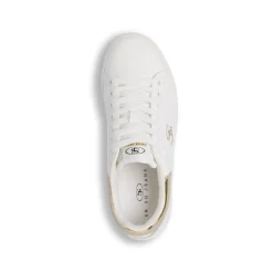 Sneakers bianche da Donna con inserti oro Swish Jeans