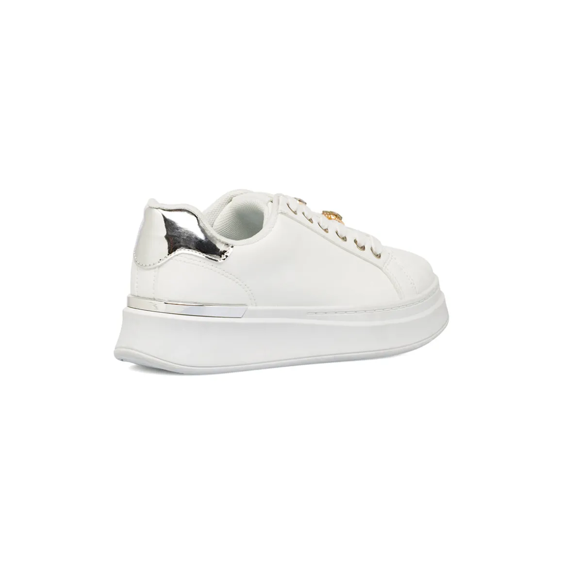 Sneakers bianche da Donna con dettagli oro e argento Lora Ferres