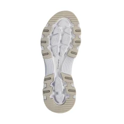 Sneakers bianche da donna con soletta memory foam Skechers Iconik