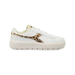 Sneakers bianche da Donna con stampa leopardata Diadora JACE JUNGLE