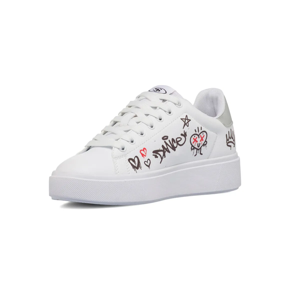 Sneakers bianche da Donna con stampe Swish Jeans