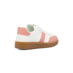 Sneakers bianche da donna con dettaglio rosa Lora Ferres
