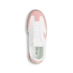 Sneakers bianche da donna con dettaglio rosa Lora Ferres