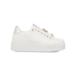 Sneakers bianche da Donna con dettagli gioiello Lora Ferres