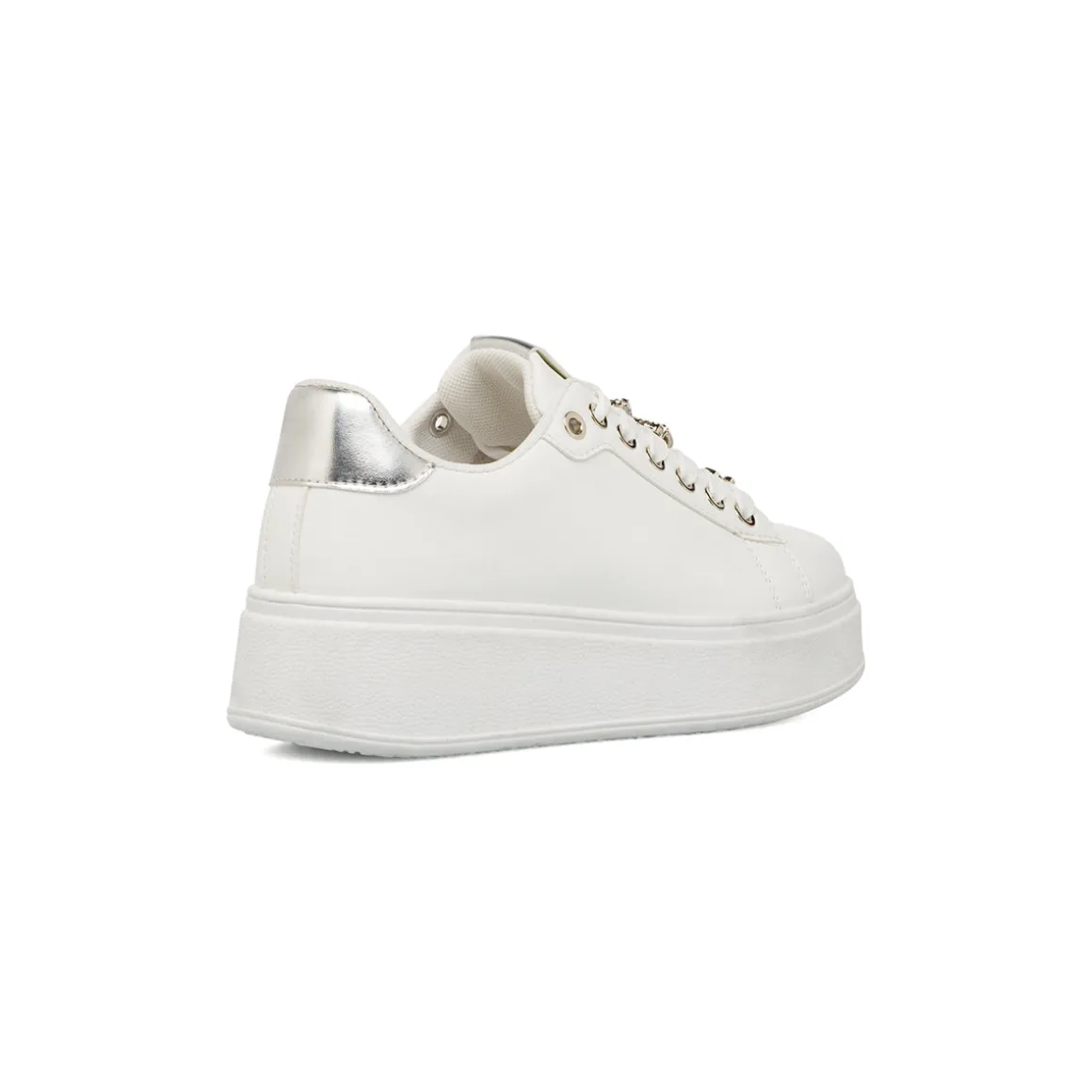 Sneakers bianche da Donna con dettagli gioiello Lora Ferres
