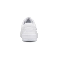 Sneakers bianche da ragazzo con logo laterale Champion Rebound Low B GS