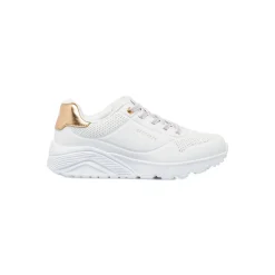Sneakers bianche da ragazza Skechers Uno Lite Air Cooled con Memory Foam