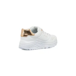 Sneakers bianche da ragazza Skechers Uno Lite Air Cooled con Memory Foam