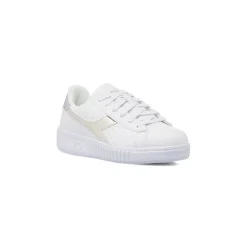 Sneakers bianche da Ragazza con logo Argento Diadora