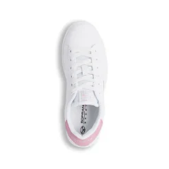 Sneakers bianche da ragazza con dettagli rosa Soprani Sport