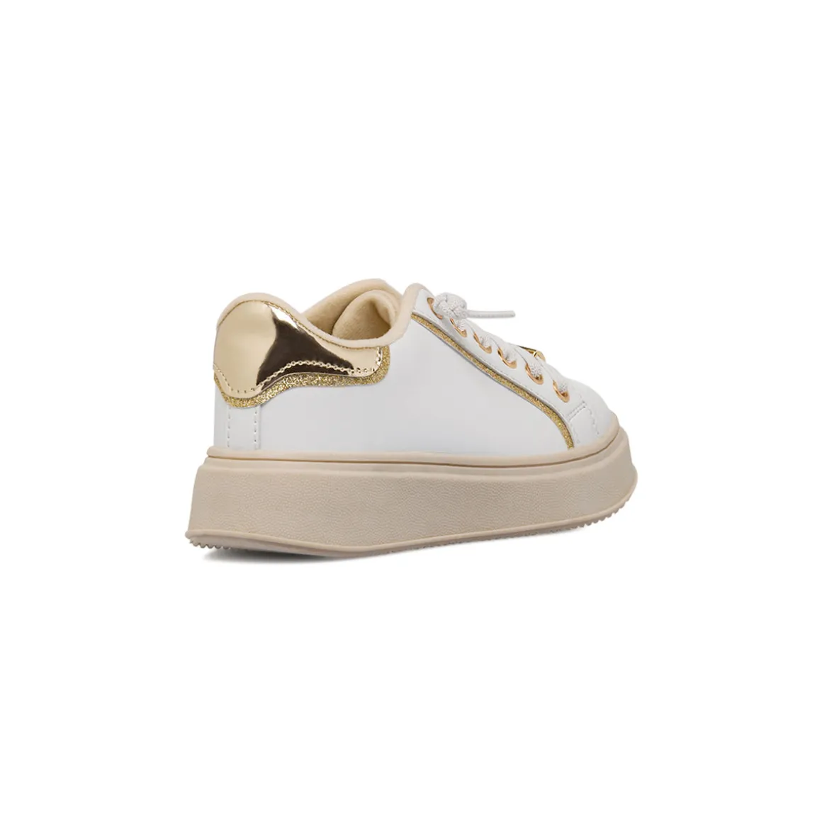 Sneakers bianche da Ragazza con dettagli oro Dieci Baci