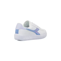 Sneakers bianche da Ragazza con logo azzurro Diadora