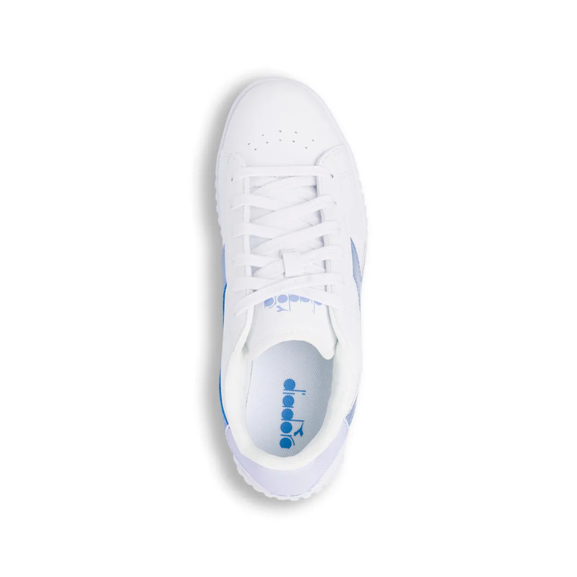 Sneakers bianche da Ragazza con logo azzurro Diadora