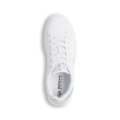 Sneakers bianche da ragazza con dettagli argento Soprani Sport