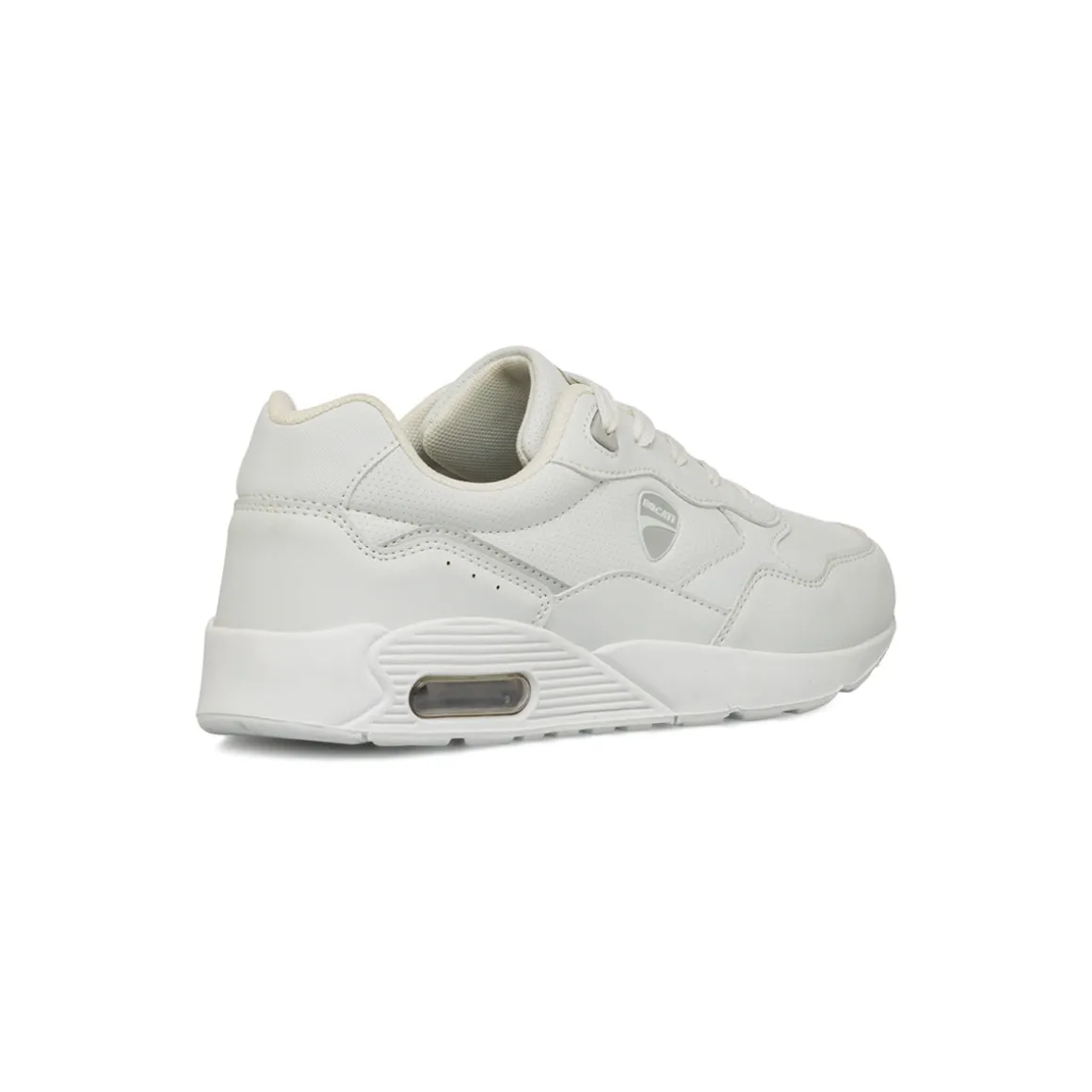 Sneakers bianche da ragazzo con ammortizzazione ad aria Ducati