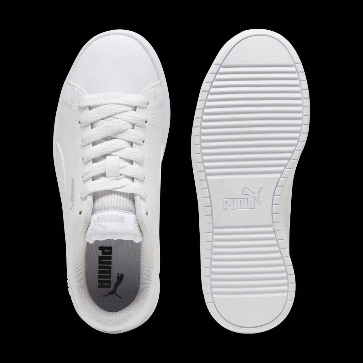 Sneakers bianche da ragazza Puma Rickie Classic Jr