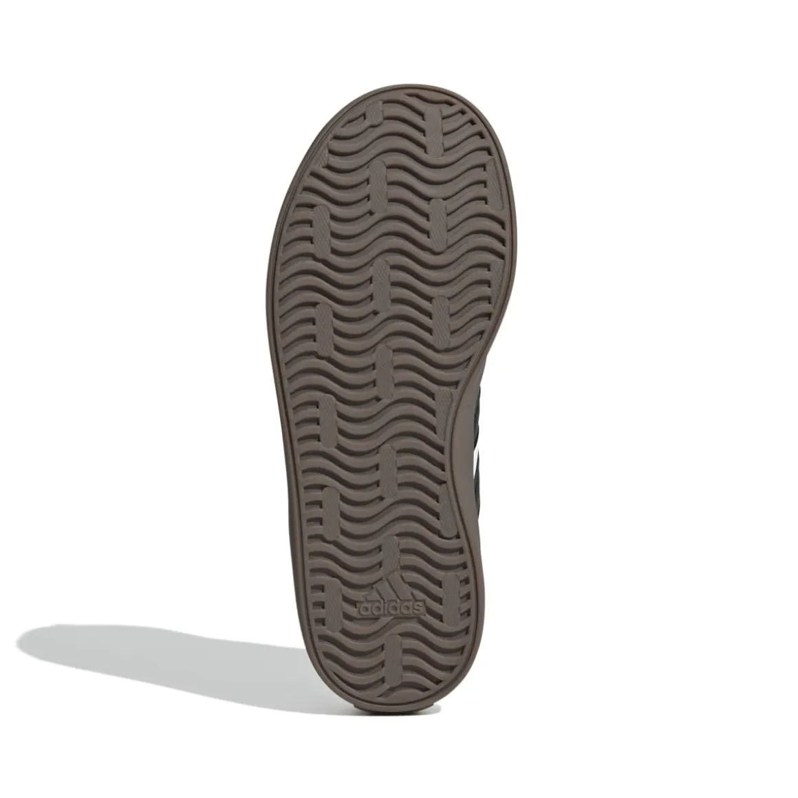 Sneakers bianche da ragazzo con strisce nere adidas VL Court 3.0 K