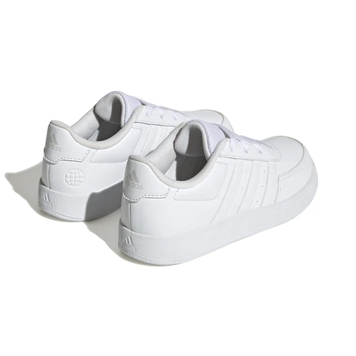 Sneakers bianche da ragazzo con design 3-stripes adidas Breaknet 2.0 K