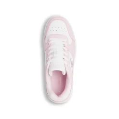 Sneakers bianche da ragazza con logo glitterato Champion Rebound Low G GS