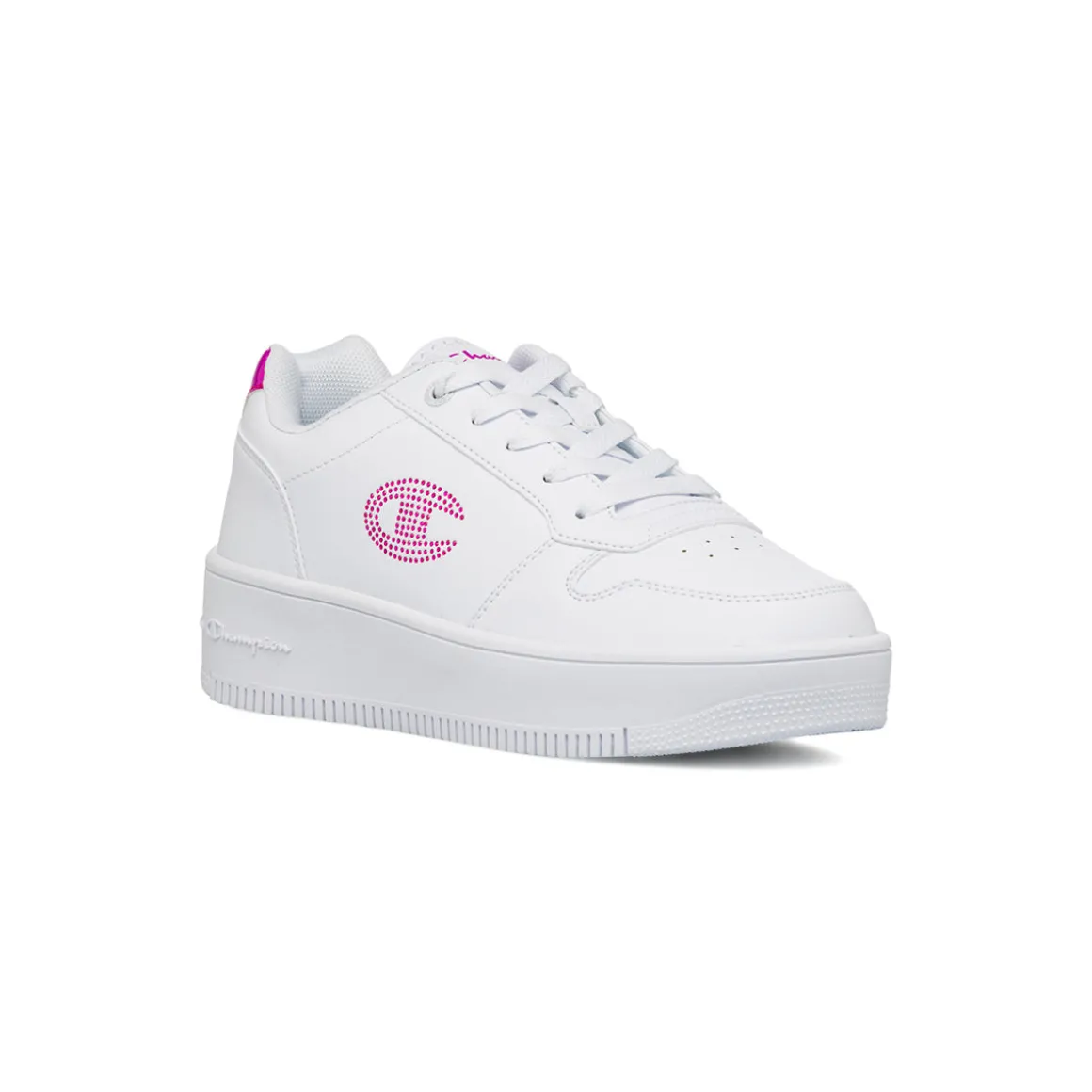 Sneakers bianche da Ragazza Champion con dettaglio strass