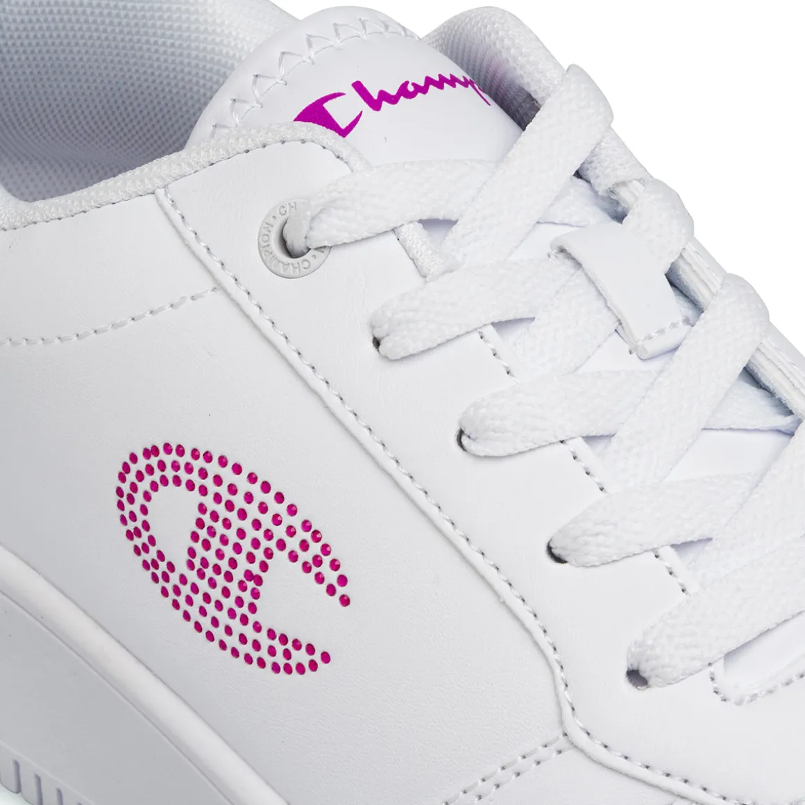 Sneakers bianche da Ragazza Champion con dettaglio strass