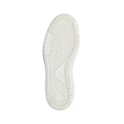 Sneakers bianche da Uomo con dettagli giallo e logo Tonino Lamborghini