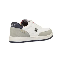 Sneakers bianche da Uomo con logo laterale Beverly Hills Polo Club