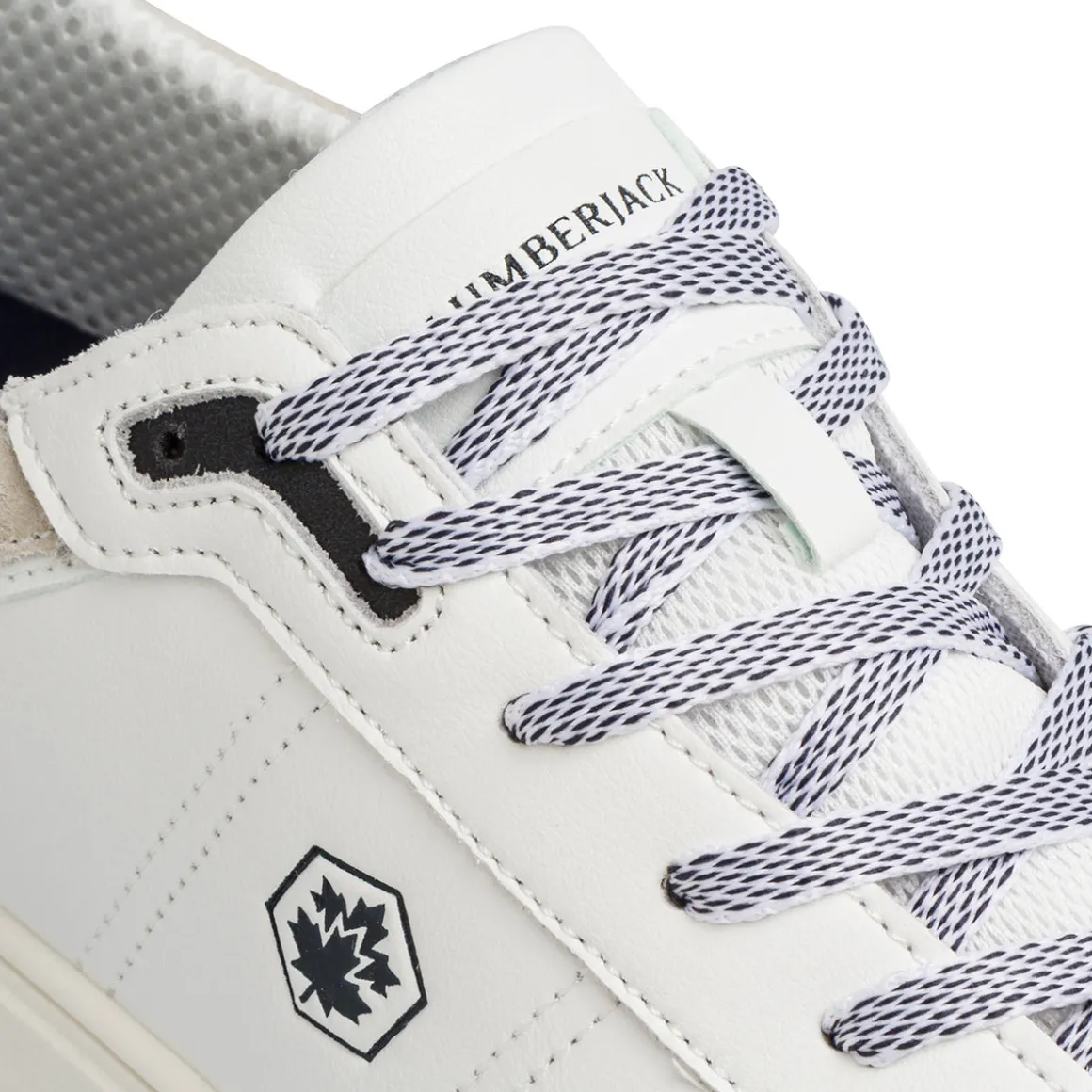 Sneakers bianche da uomo con logo laterale Lumberjack Marvin