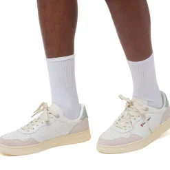 Sneakers bianche da Uomo con dettagli effetto scamosciato Tonino Lamborghini