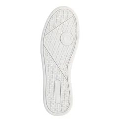 Sneakers bianche da uomo con dettagli blu e logo Ducati Slick