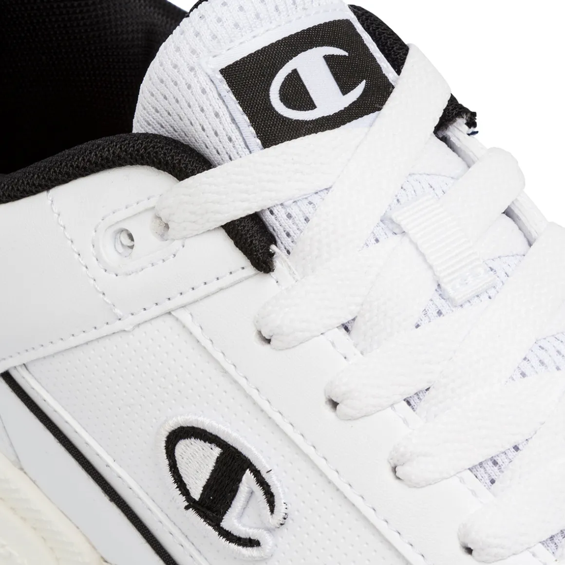 Sneakers bianche da uomo con inserti neri Champion RD18 Heritage