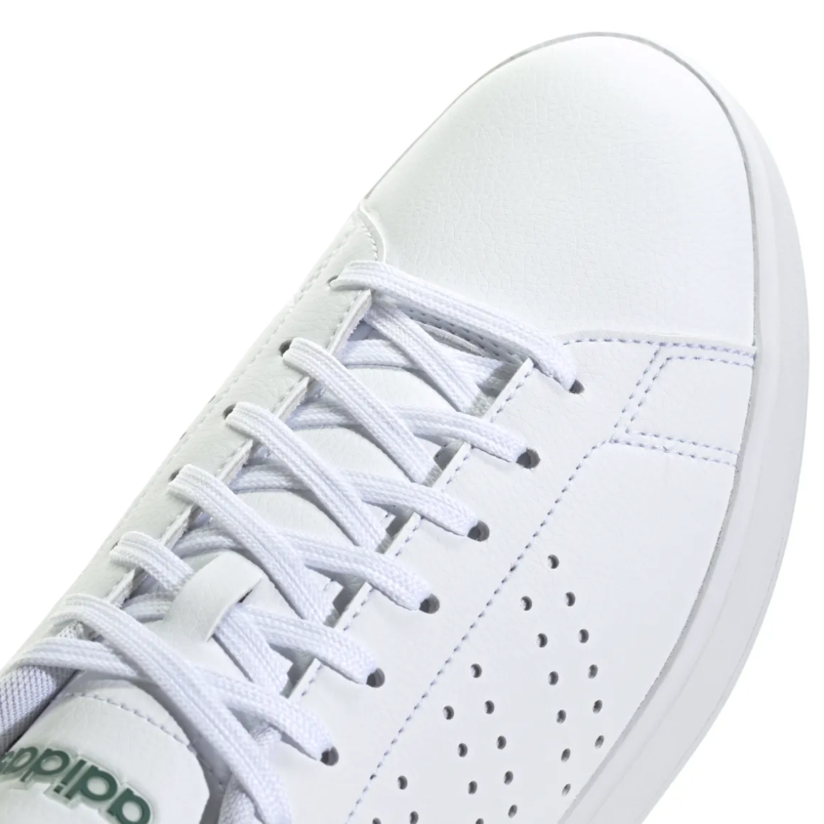 Sneakers bianche da Uomo adidas Advantage 2.0 con dettagli traforati
