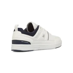 Sneakers bianche da Uomo con inserti blu Beverly Hills Polo Club