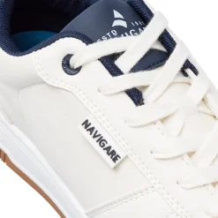 Sneakers bianche da Uomo con inserti in contrasto Navigare
