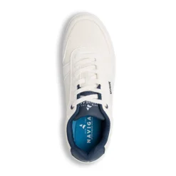 Sneakers bianche da Uomo con inserti in contrasto Navigare